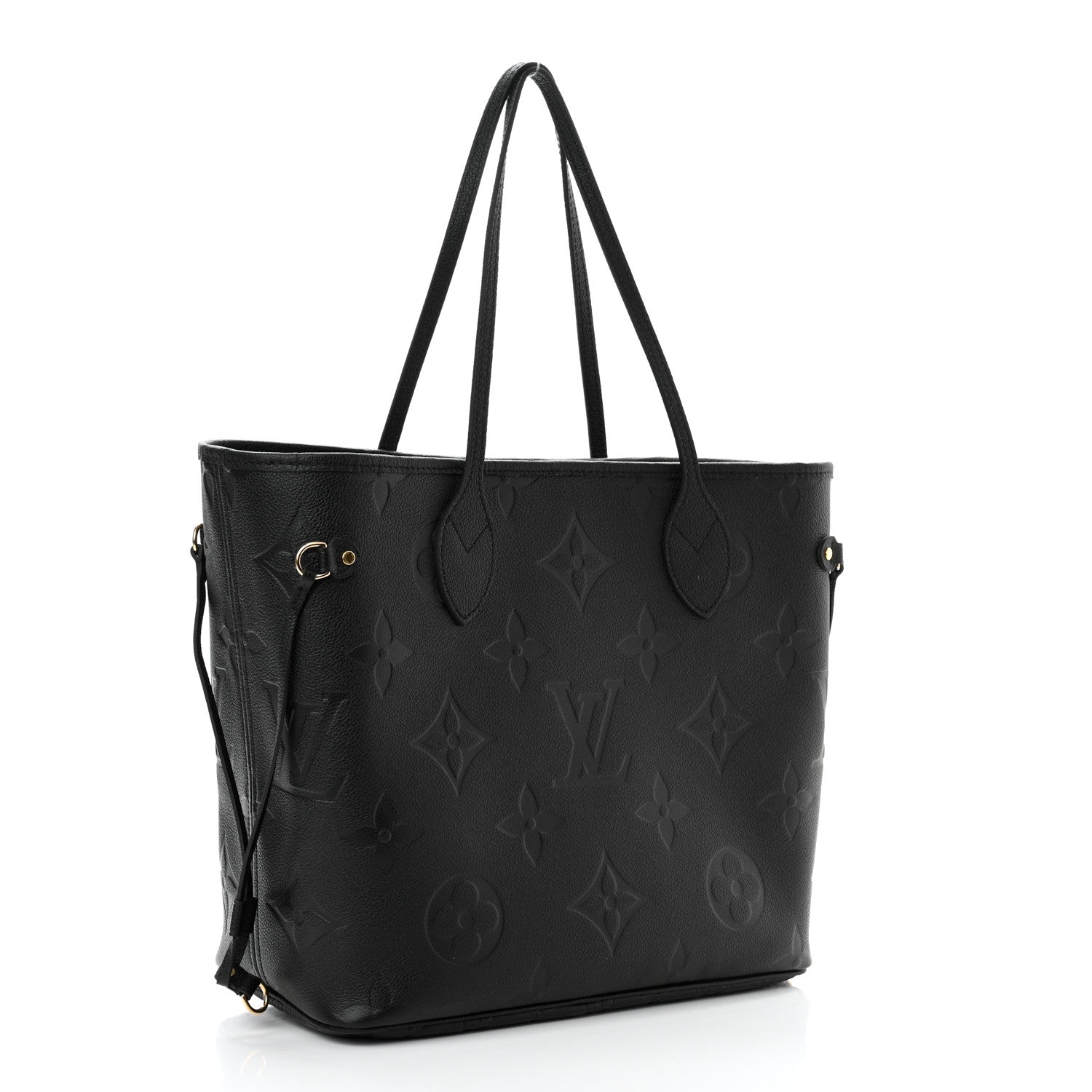 Louis Vuitton Empreinte Monogram Giant Neverfull MM Black 3 of 9