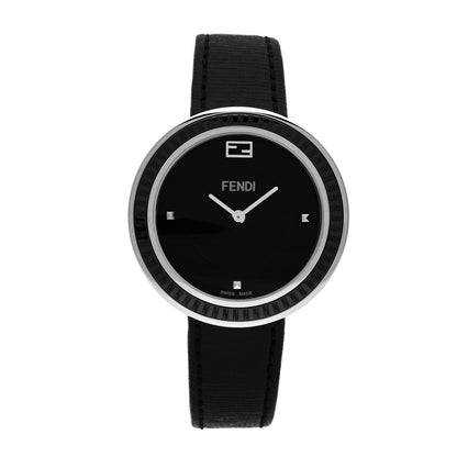 Fendi Stainless Steel Calfskin 36mm My Way Quartz Watch Black 1 of 5