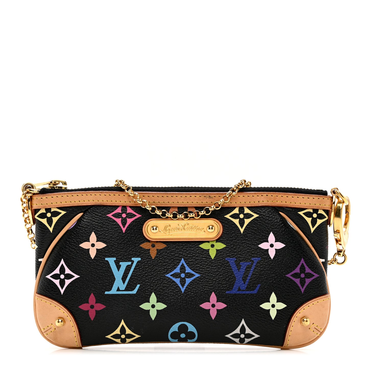 Monogram Multicolor Pochette Milla MM Black