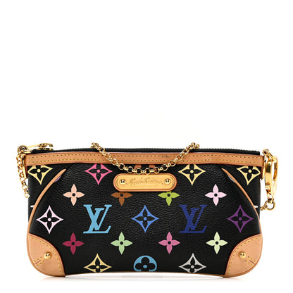 Louis Vuitton Monogram Multicolor Pochette Milla MM Black 1 of 7