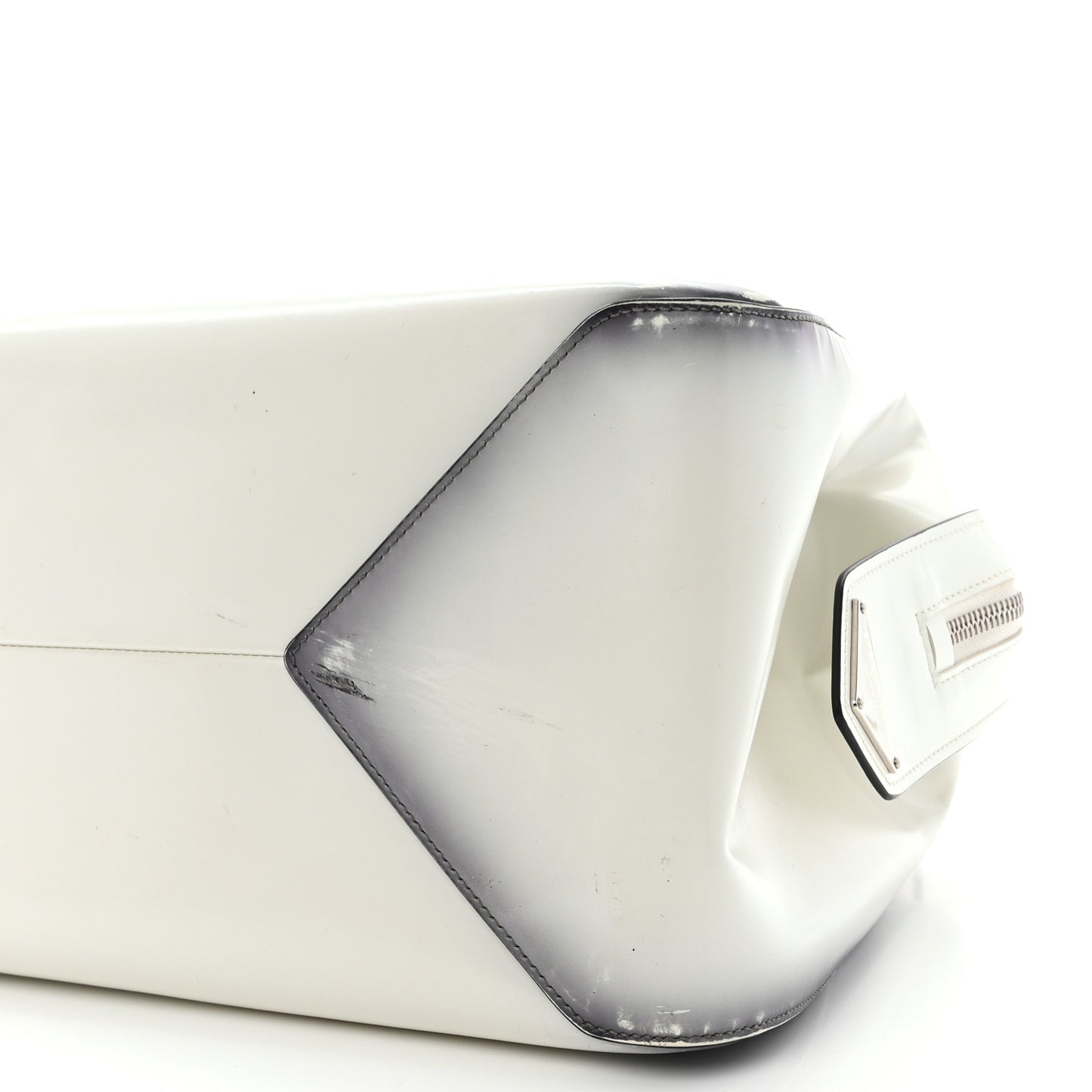 Spazzolato Large Supernova Handbag White Sfumato