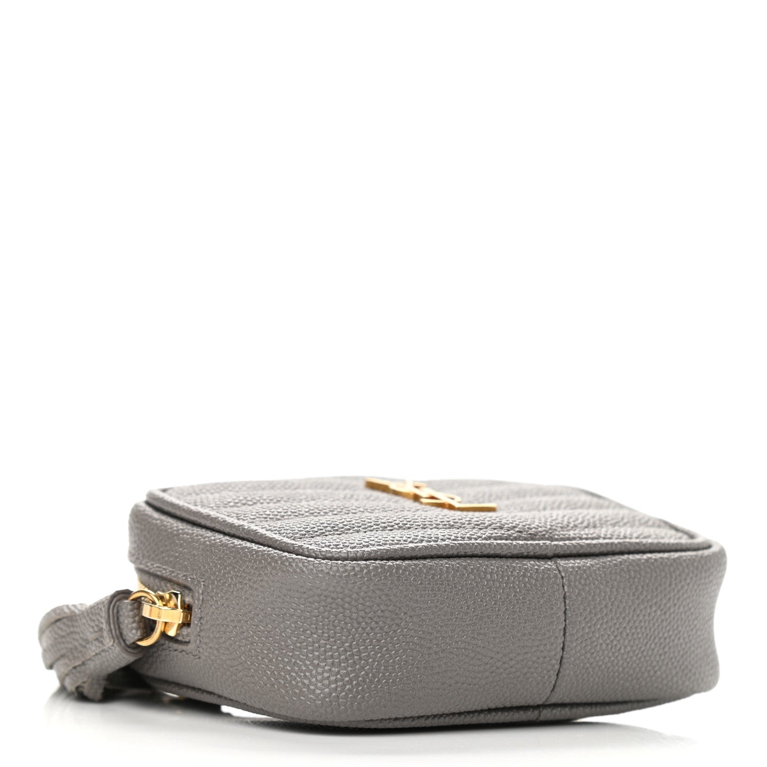 Saint Laurent Grain De Poudre Matelasse Monogram Baby Lou Camera Bag Fog 4 of 10