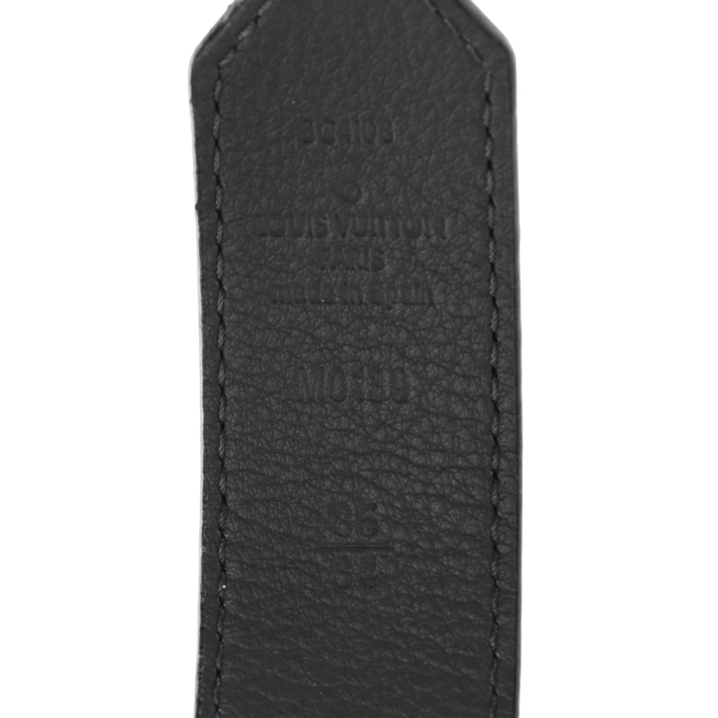 Monogram 20mm LV Circle Reversible Belt 75 30 Black Grey