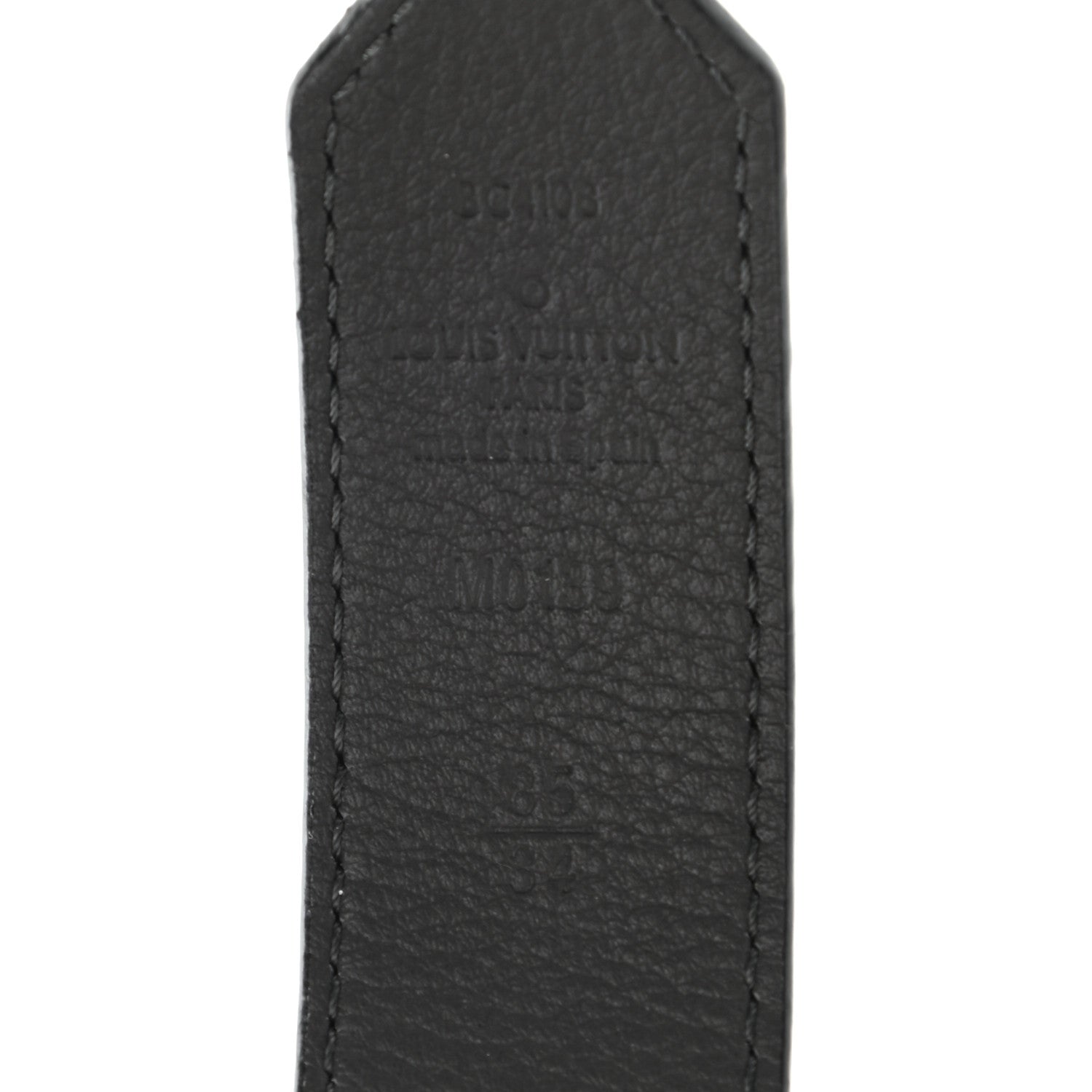 Louis Vuitton Monogram 20mm LV Circle Reversible Belt 75 30 Black Grey 5 of 5