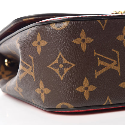 Louis Vuitton Patent Calfskin Monogram Cherrywood BB Scarlet 7 of 8