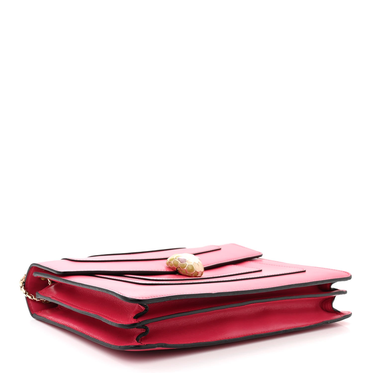 Bulgari Calfskin Serpenti Forever Crossbody Bag Pink 4 of 9