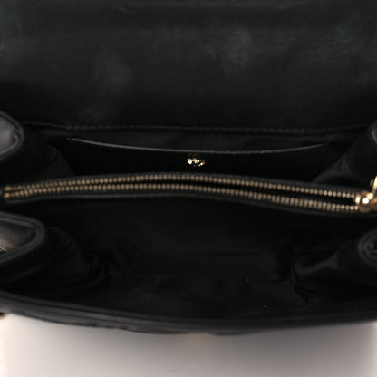 Versace Nappa Palazzo Quilted Shoulder Bag Black 5 of 8