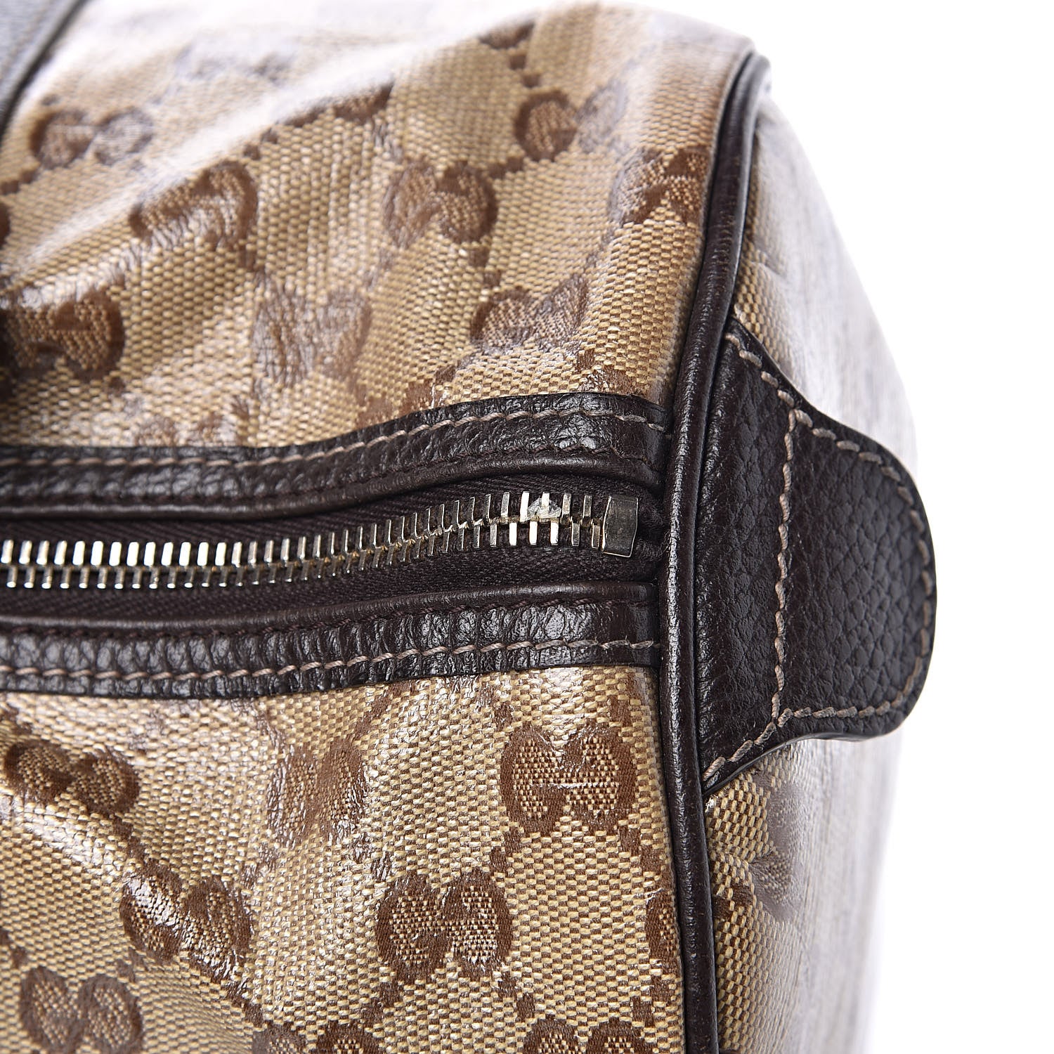 Gucci Crystal Monogram Medium Joy Boston Dark Brown 15 of 16
