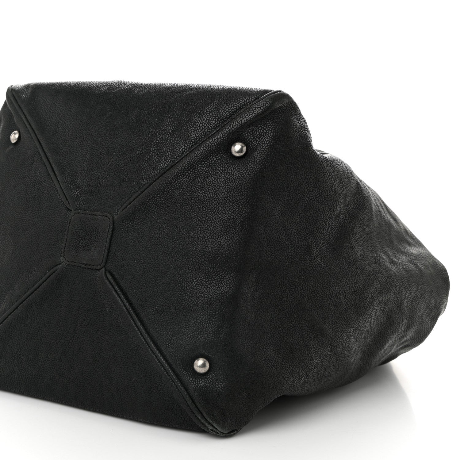 Chanel Caviar CC Shoulder Bag Black 10 of 12