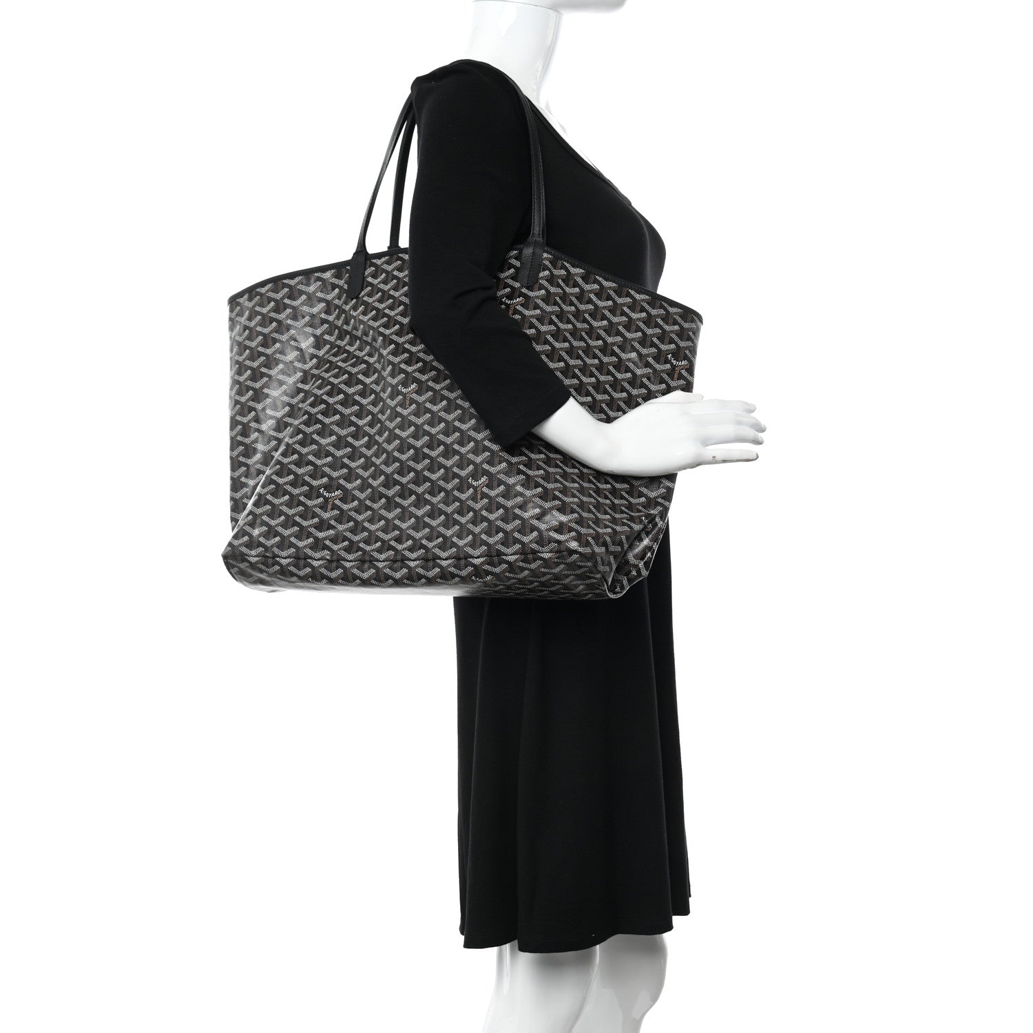 Goyard Goyardine Saint Louis GM Black 2 of 9
