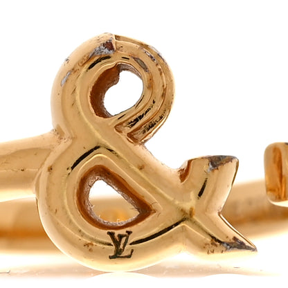 Louis Vuitton LV And Me Ampersand Ring S 50 5.5 Gold 6 of 6