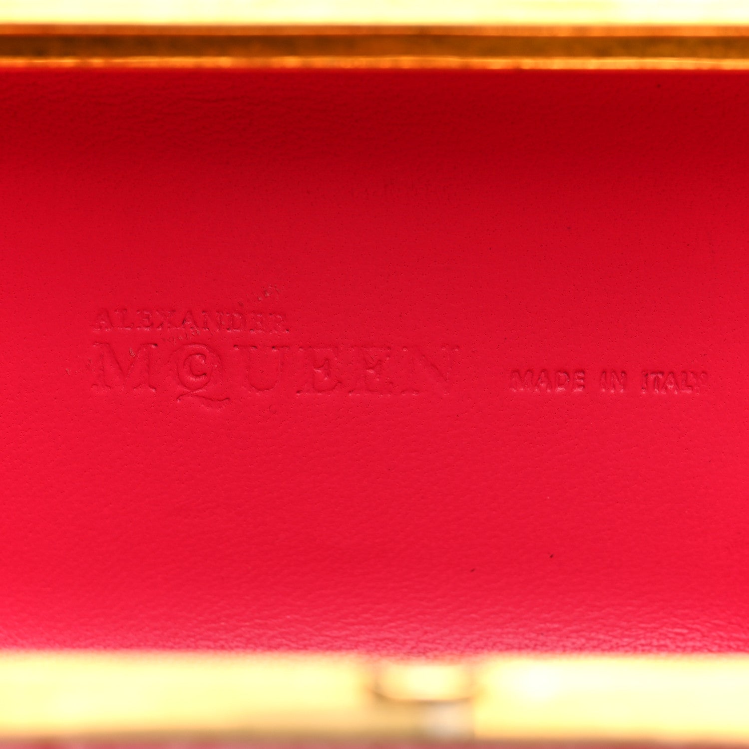 Alexander McQueen Snakeskin Knuckle Box Clutch Pink 6 of 9