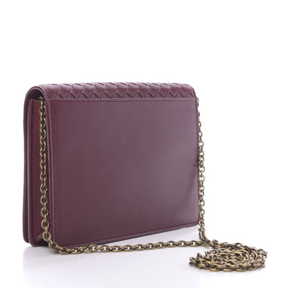 Bottega Veneta Nappa Intrecciato Chain Wallet Sienna 3 of 10