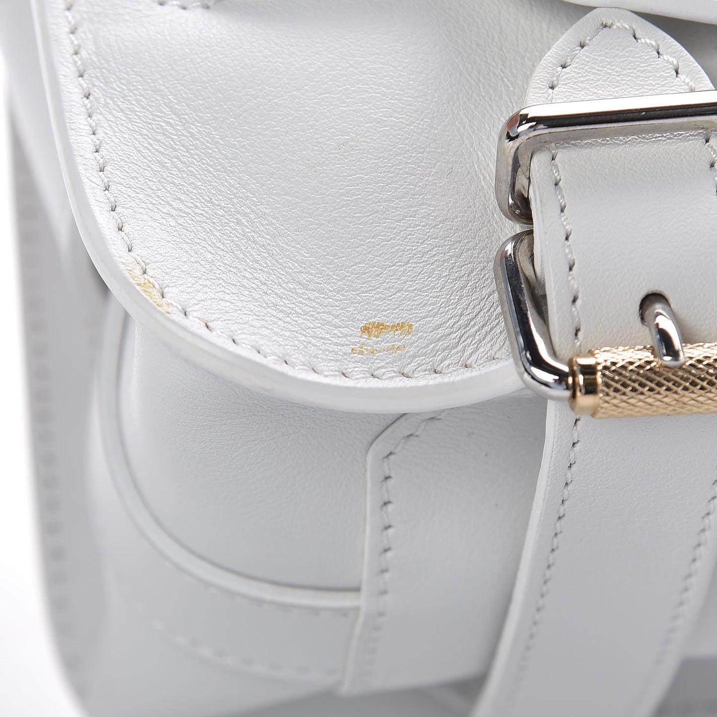 Calfskin PS11 Classic Shoulder Bag White