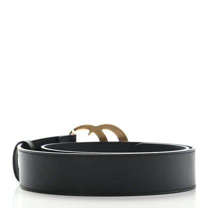 Gucci Calfskin Double G 40mm Belt 80 32 Black 2 of 7
