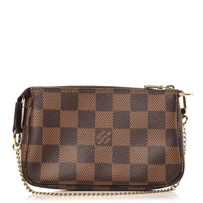 Louis Vuitton Damier Ebene Mini Pochette Accessories 1 of 8