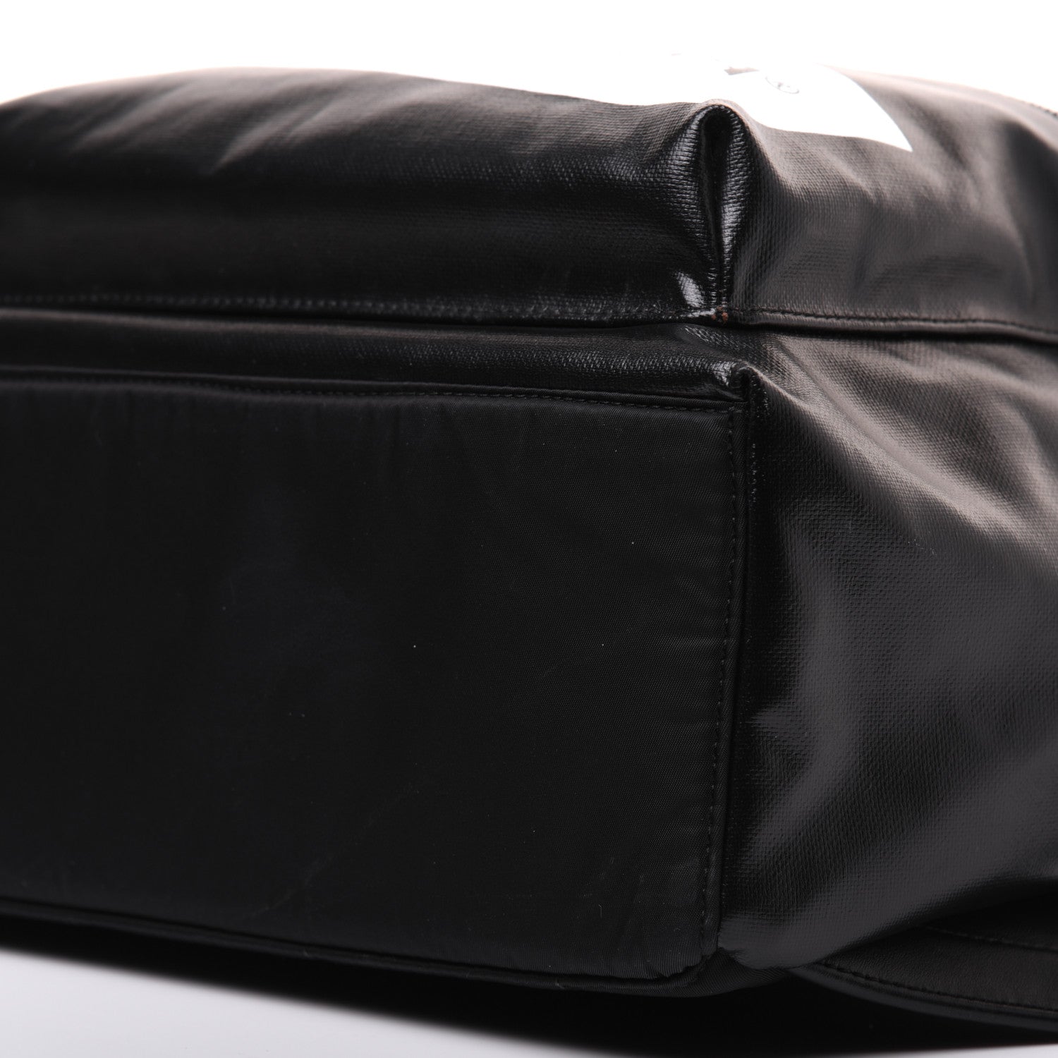 Dolce & Gabbana Calfskin Coated Canvas Vulcano Backpack Black 6 of 20