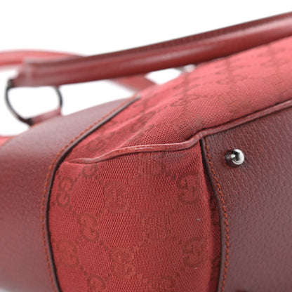 Gucci Monogram Shoulder Bag Red 12 of 15