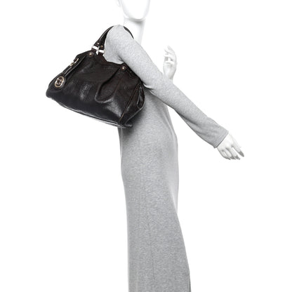 Gucci Guccissima Medium Sukey Tote Chocolate 2 of 10