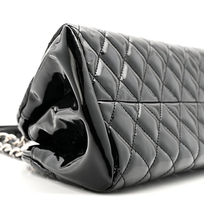 Chanel Patent Quilted Small Just Mademoiselle Bowling Bag Black 12 of 14