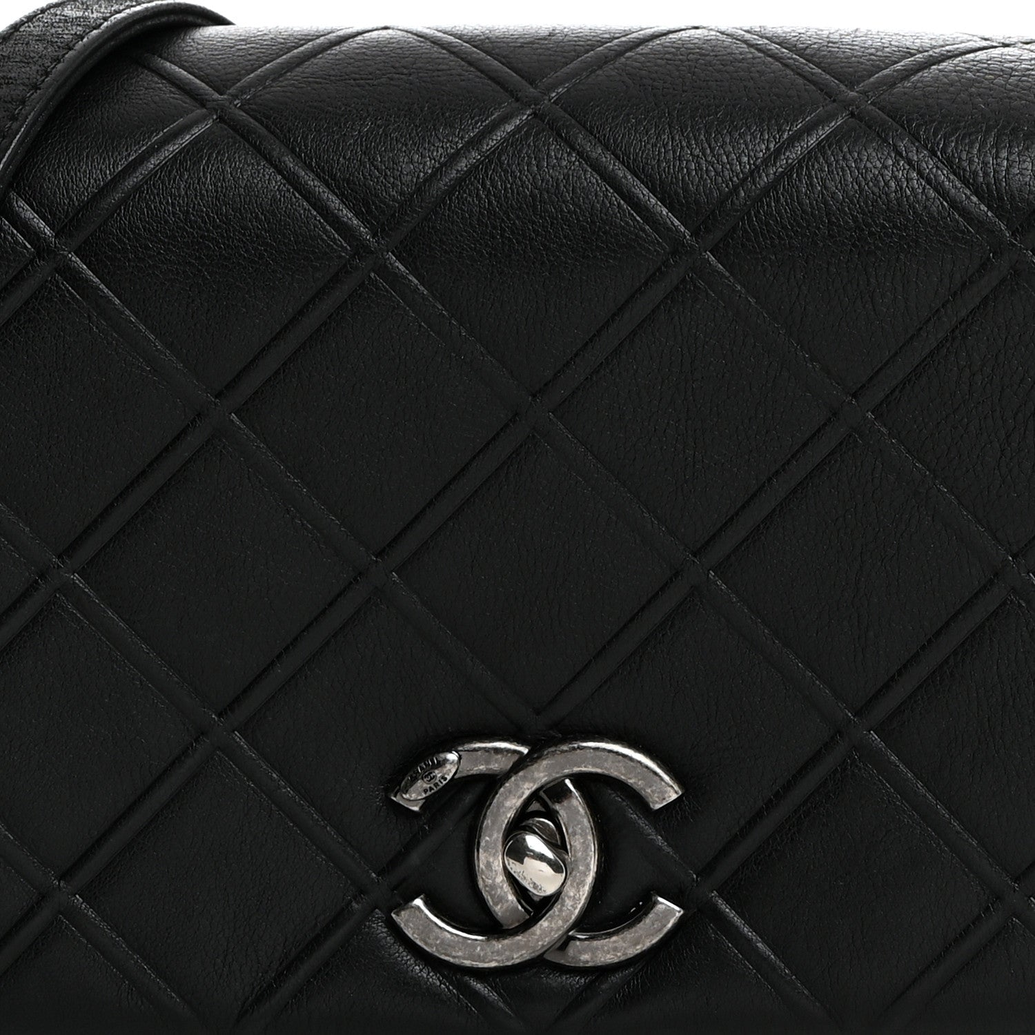 Chanel Calfskin Diamond Embossed Small New Chic Flap Black 8 of 10