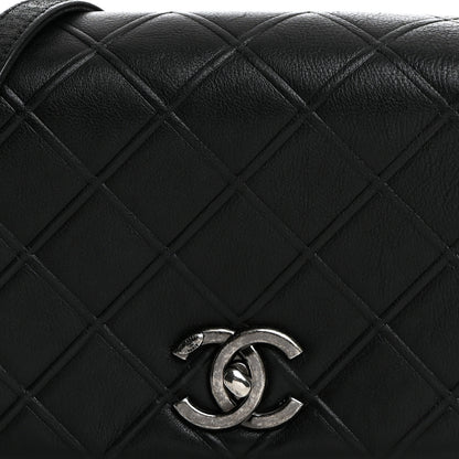 Chanel Calfskin Diamond Embossed Small New Chic Flap Black 8 of 10
