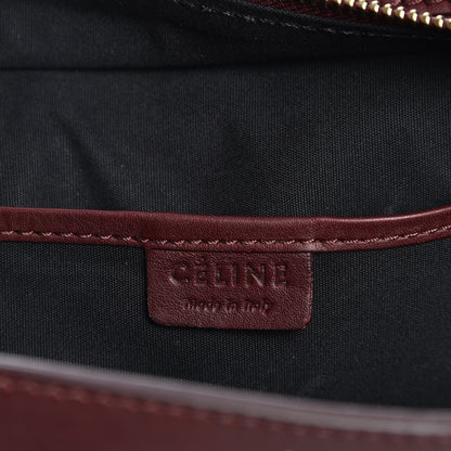 Celine Smooth Calfskin Nano Luggage Burgundy 6 of 7
