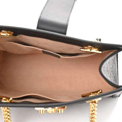 Gucci Guccissima Small Padlock Tote Black 5 of 11