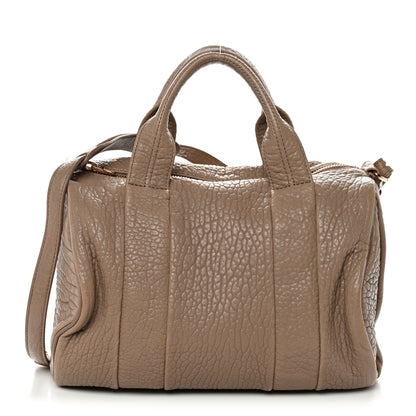Alexander Wang Pebbled Lambskin Rocco Latte Rose Gold Hardware 1 of 10