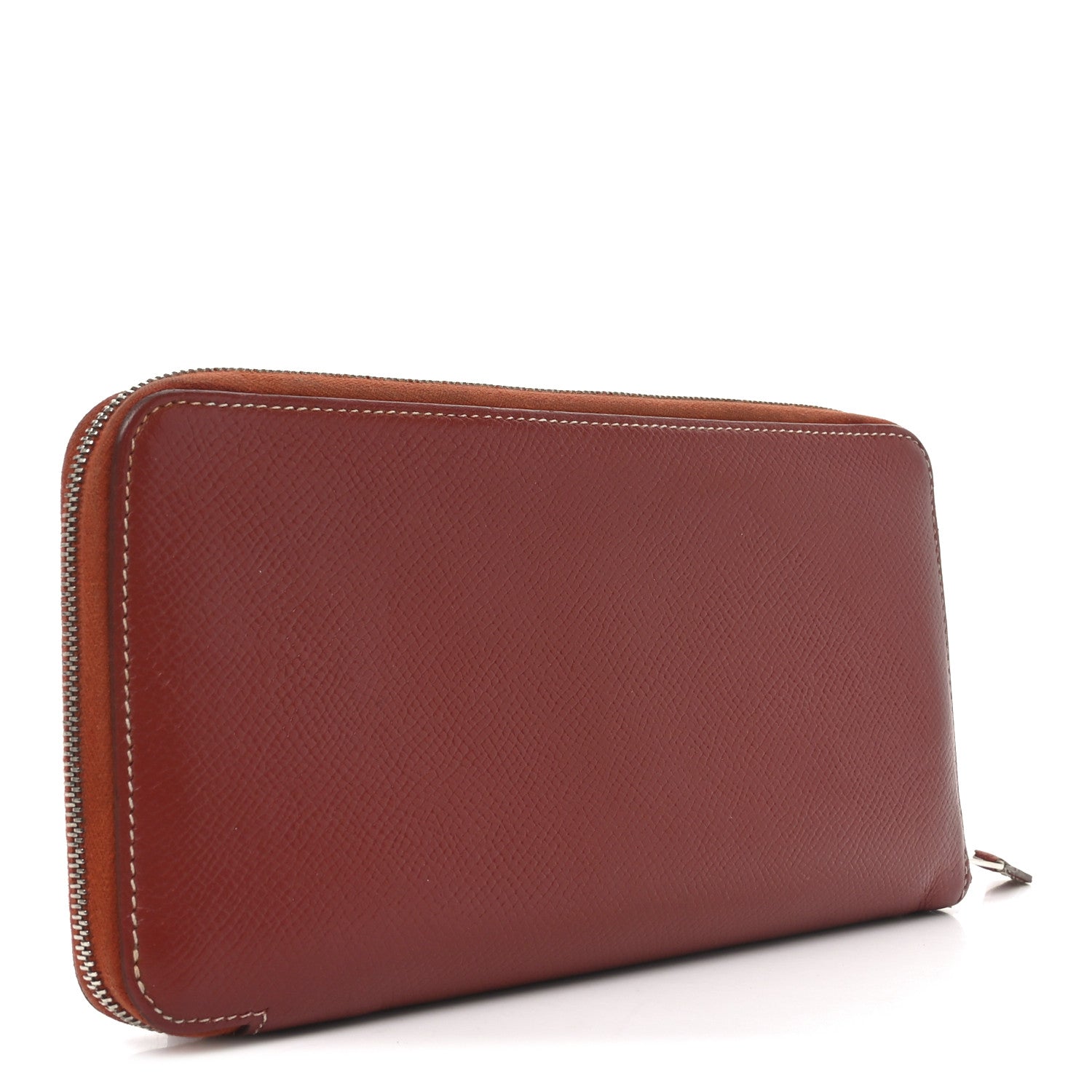 Hermes Epsom Silk'In Wallet Brique 3 of 6