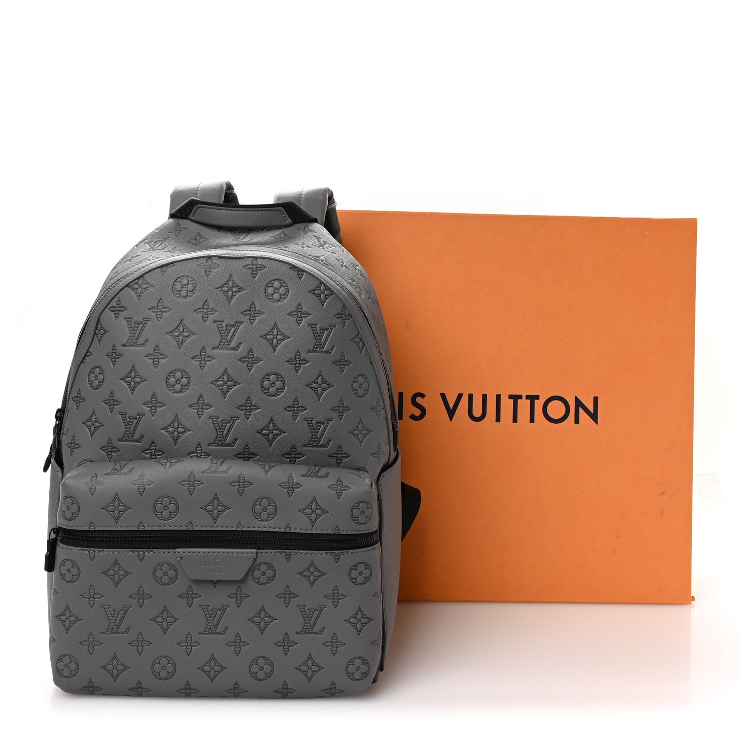 louis vuitton black and grey backpack Louis Vuitton Calfskin Monogram Shadow Discovery Backpack Anthracite Gray 1787051 – FASHIONPHILE