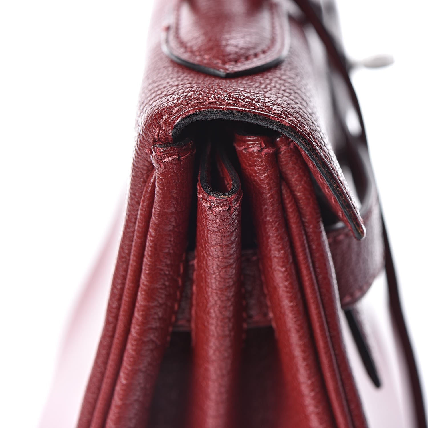 Hermes Chevre De Coromandel Kelly Retourne 32 Rouge H 41 of 42