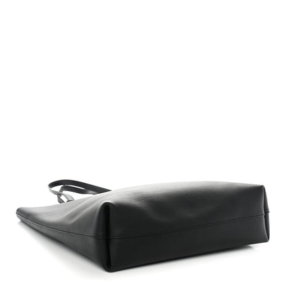 Saint Laurent Calfskin North-South Shopping Tote Black 5 of 14