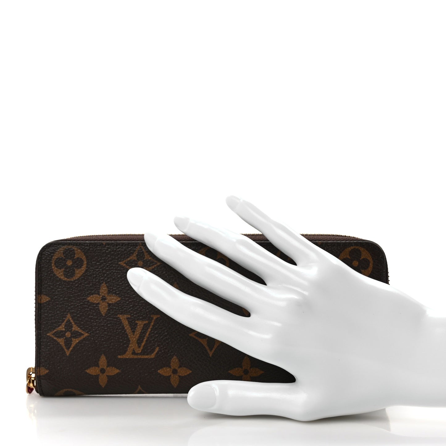 Monogram Clemence Wallet Fuchsia