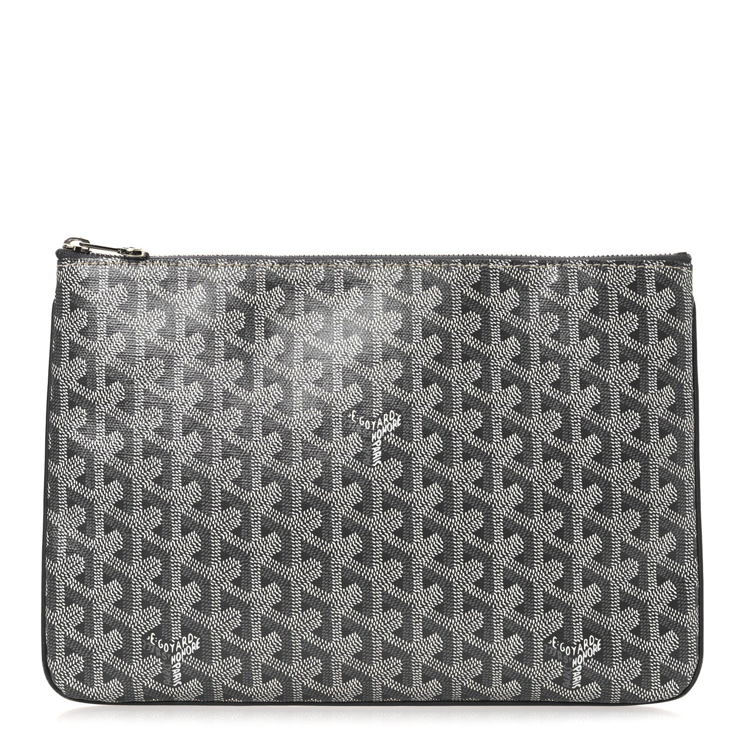 Goyard Goyardine Senat Pochette MM Grey 1 of 11