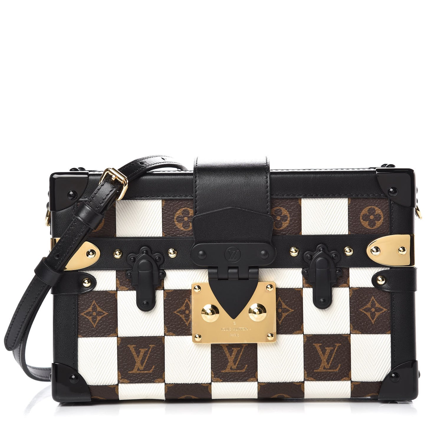 Monogram Tressage Petite Malle Creme