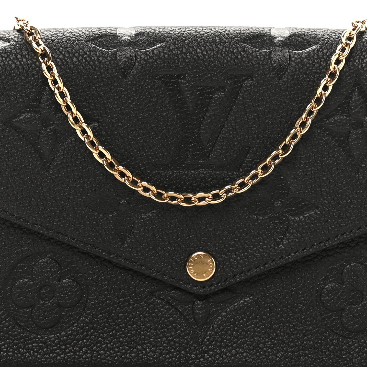 Louis Vuitton Empreinte Monogram Giant Wild At Heart Felicie Pochette Black 8 of 10