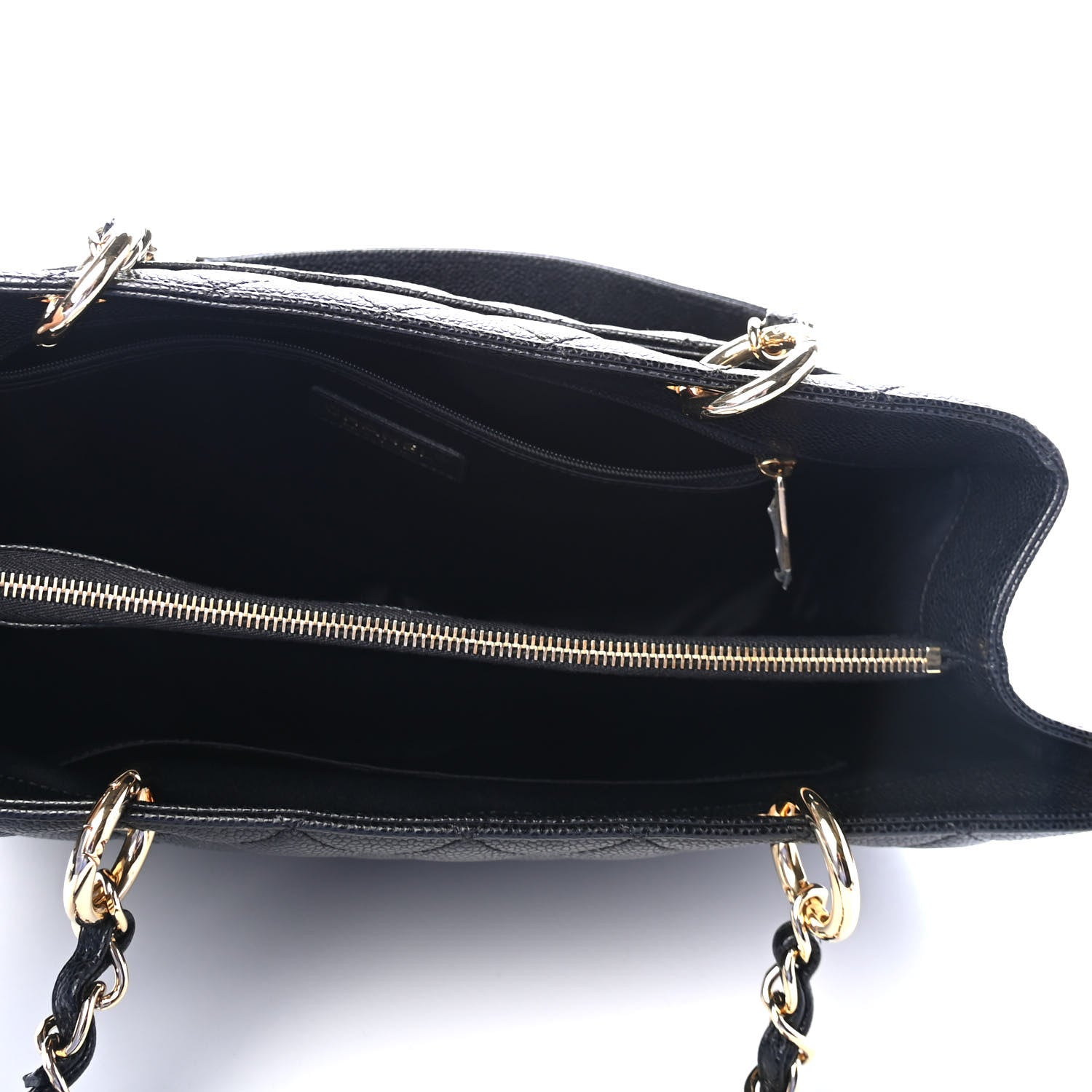 Chanel Caviar Quilted Grand Shopping Tote GST Black 4 of 4