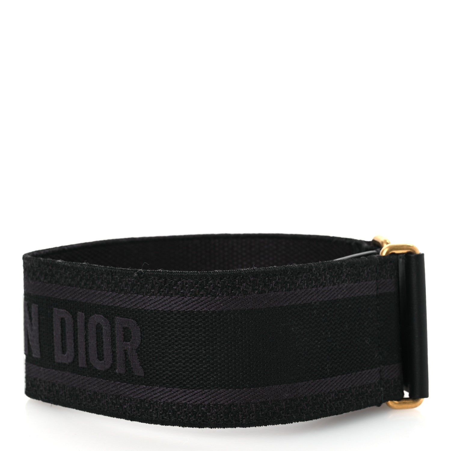 Christian Dior Canvas Embroidered Book Belt 75 75 30 Anthracite 2 of 5
