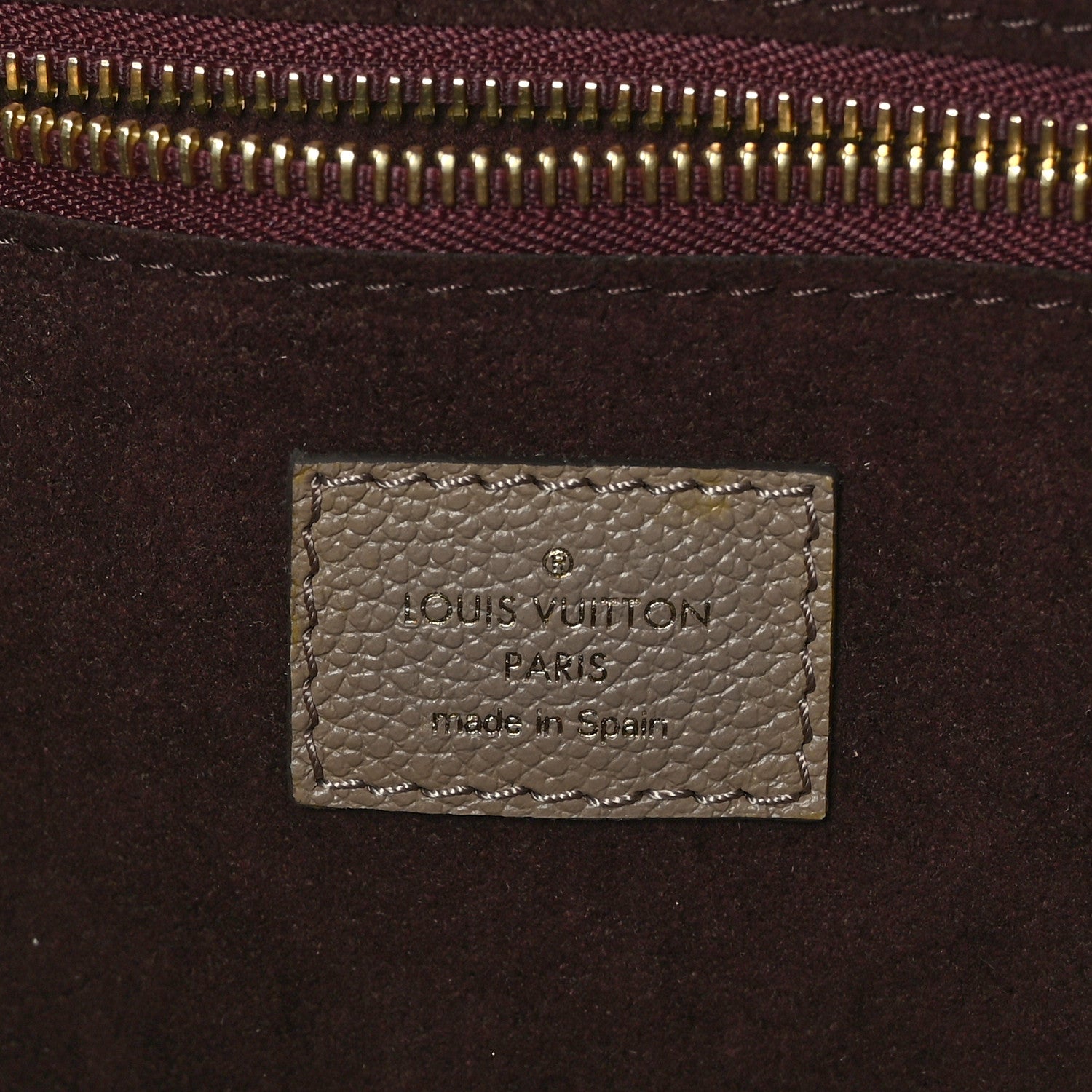 Louis Vuitton Empreinte Monogram Giant Neverfull MM Tourterelle 7 of 9