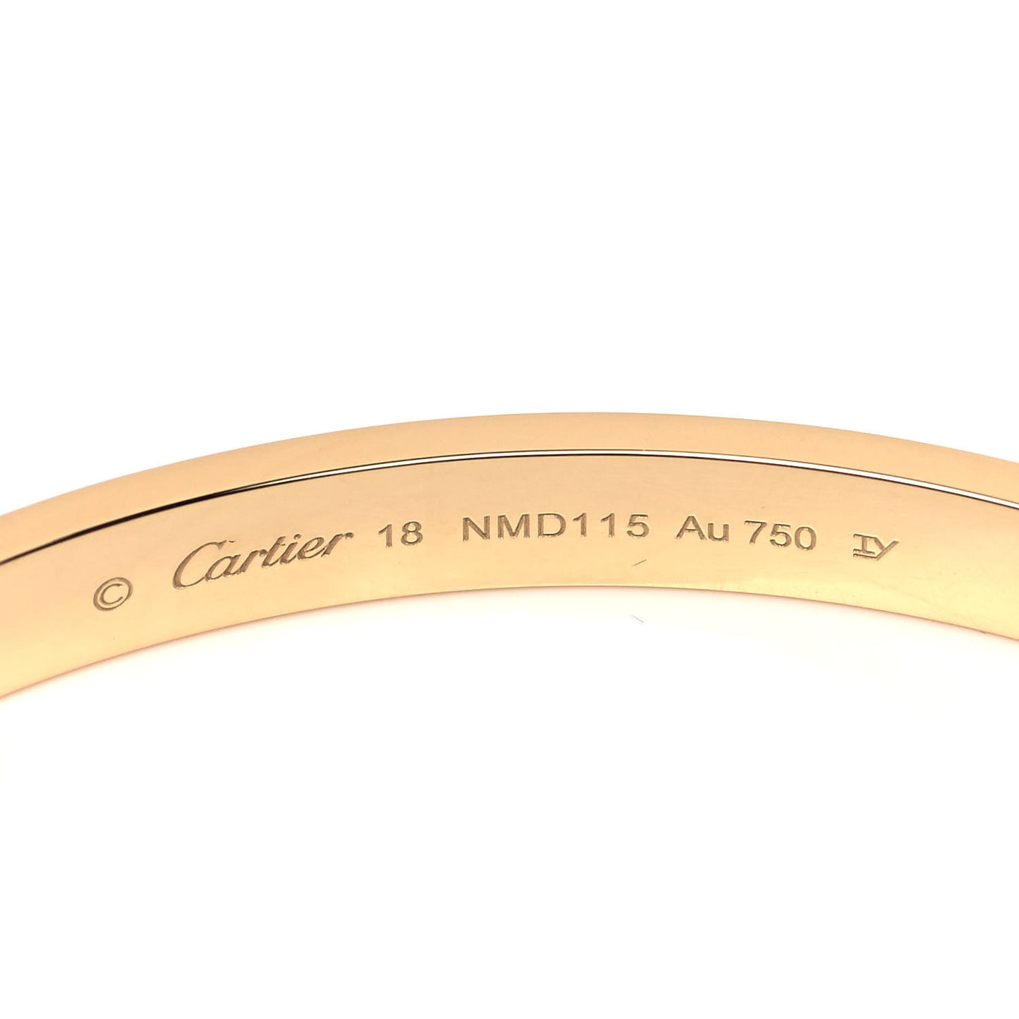 18K Yellow Gold LOVE Bracelet 18