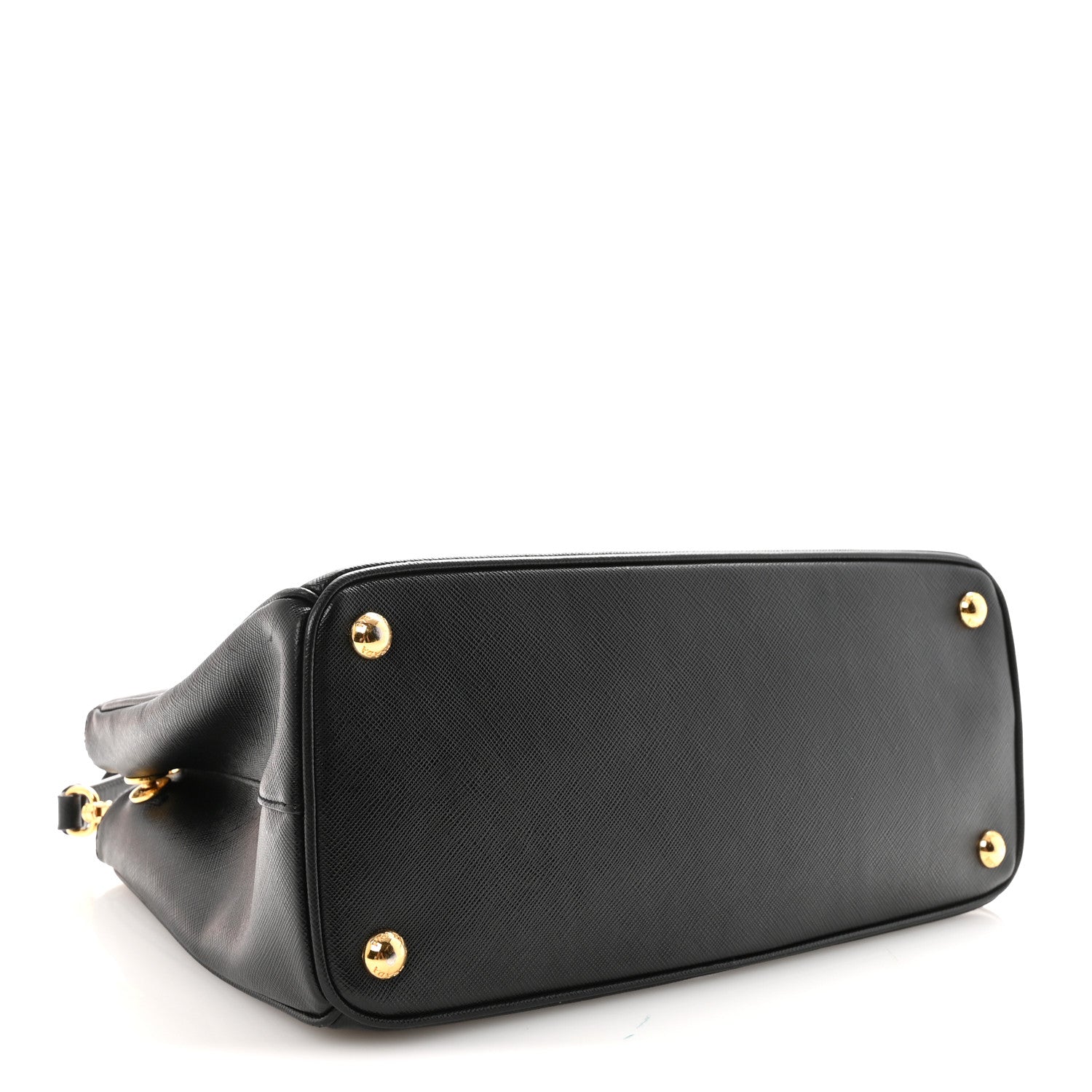 Prada Saffiano Small Galleria Double Zip Tote Black 4 of 9