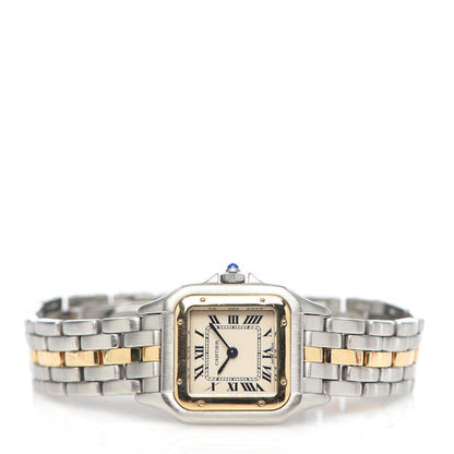 Cartier Stainless Steel 18K Yellow Gold 22mm Panthere Quartz Watch 3 of 6