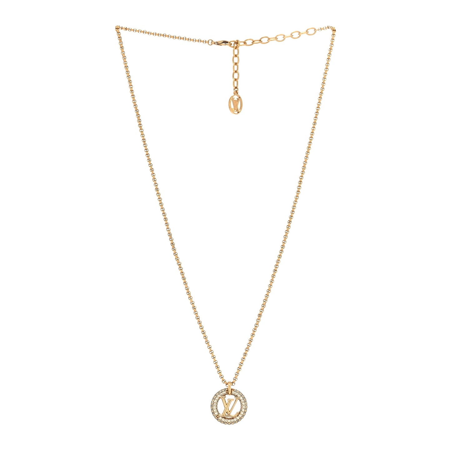 Metal Crystal Louise By Night Necklace