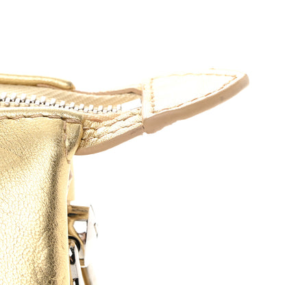 Louis Vuitton Lambskin Embossed Monogram Coussin PM Gold 13 of 14