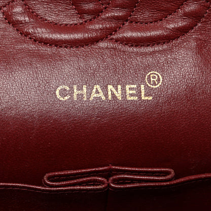 Chanel Lambskin Quilted Medium Double Flap Black 8 of 13