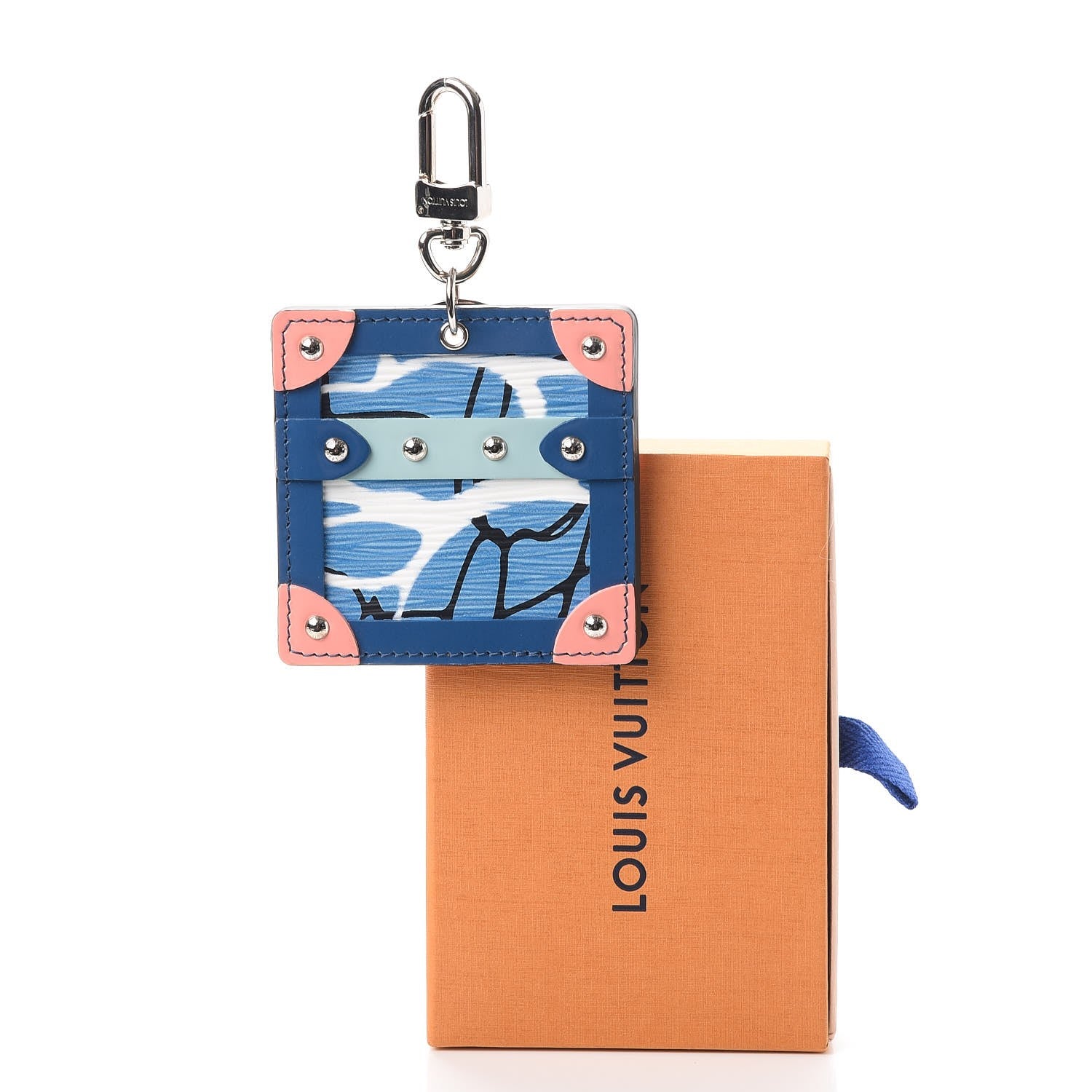 Louis Vuitton Epi Trunk Bag Charm Aqua 7 of 7