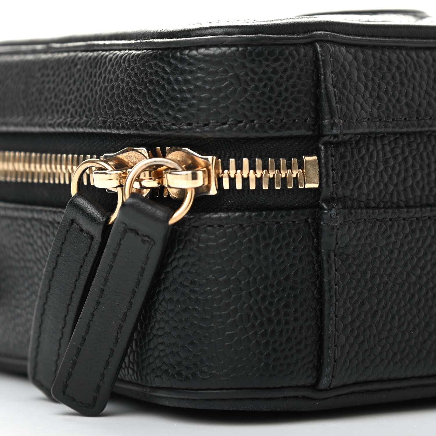Chanel Caviar Quilted Small CC Filigree Vanity Case Black 9 of 11