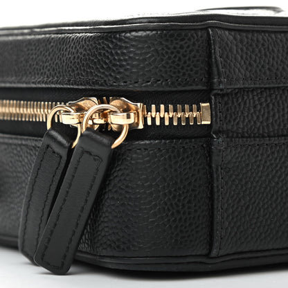 Chanel Caviar Quilted Small CC Filigree Vanity Case Black 9 of 11