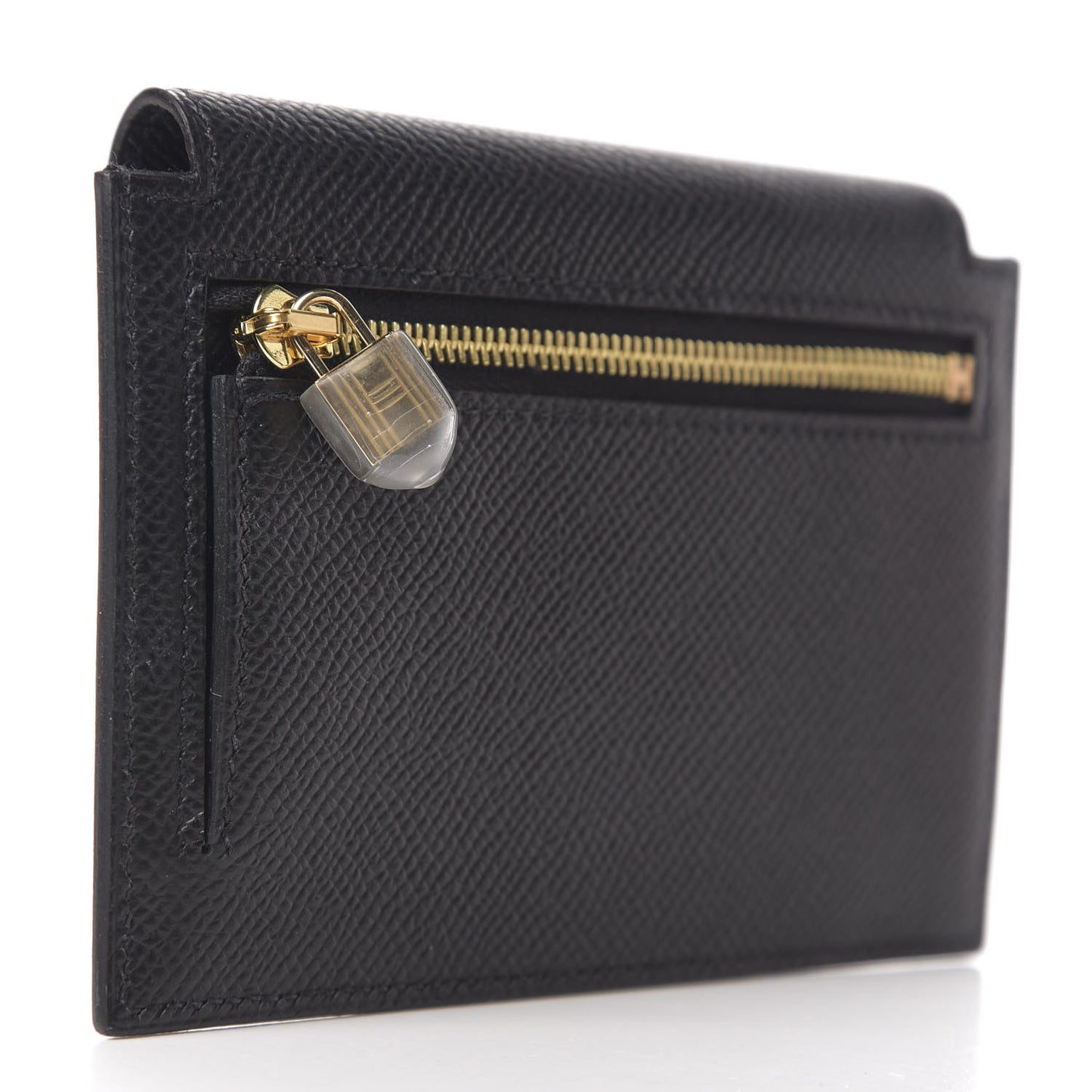 Epsom Kelly Pocket Compact Wallet Black